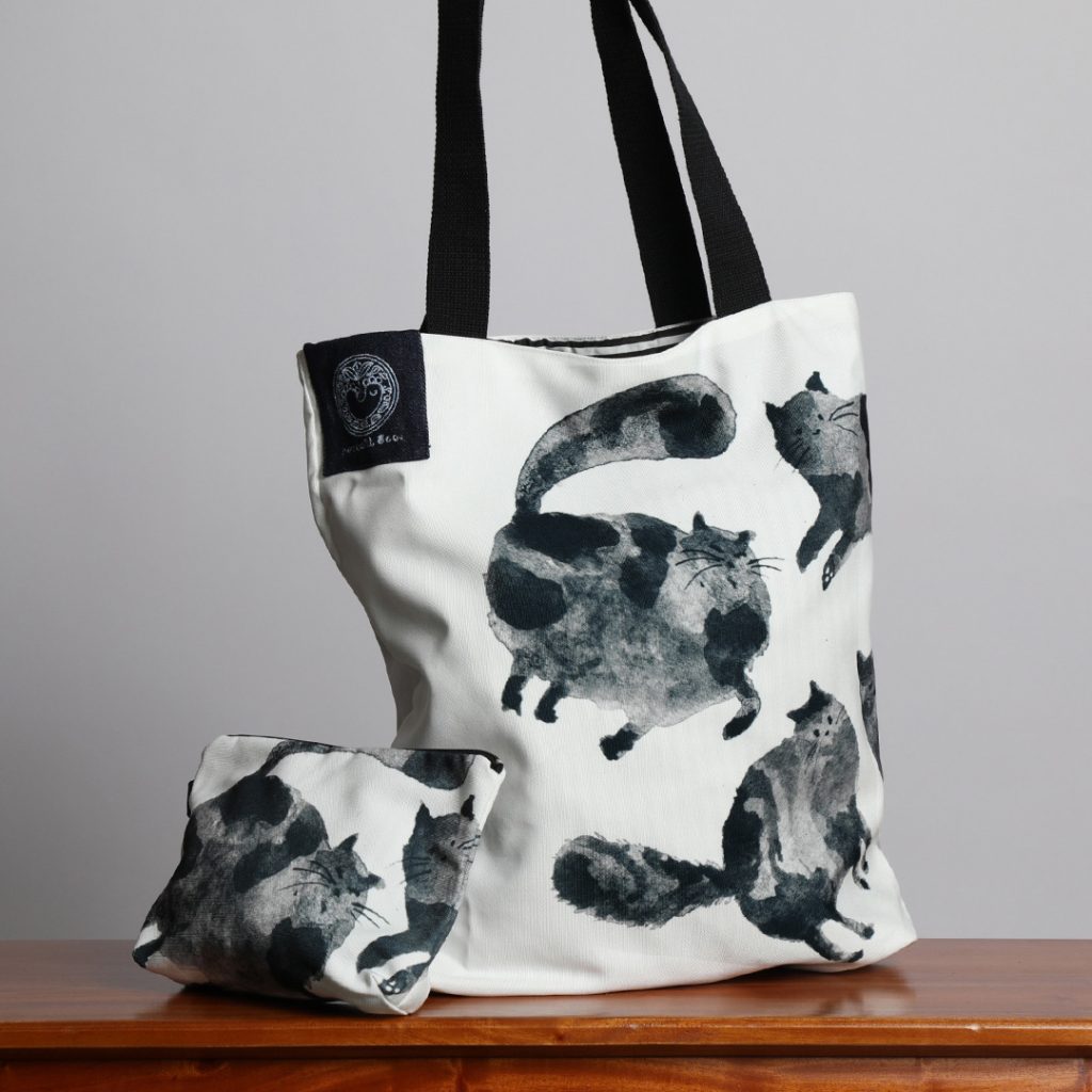 Black Cats Totebag & Pouch