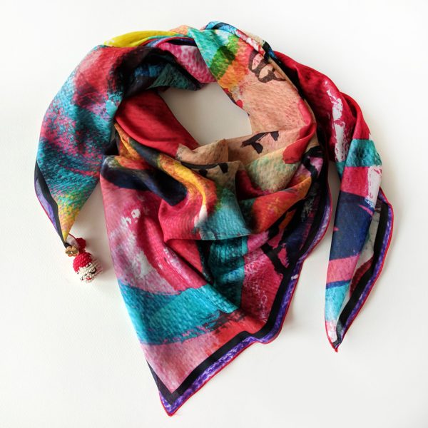 Red Hair Scarf